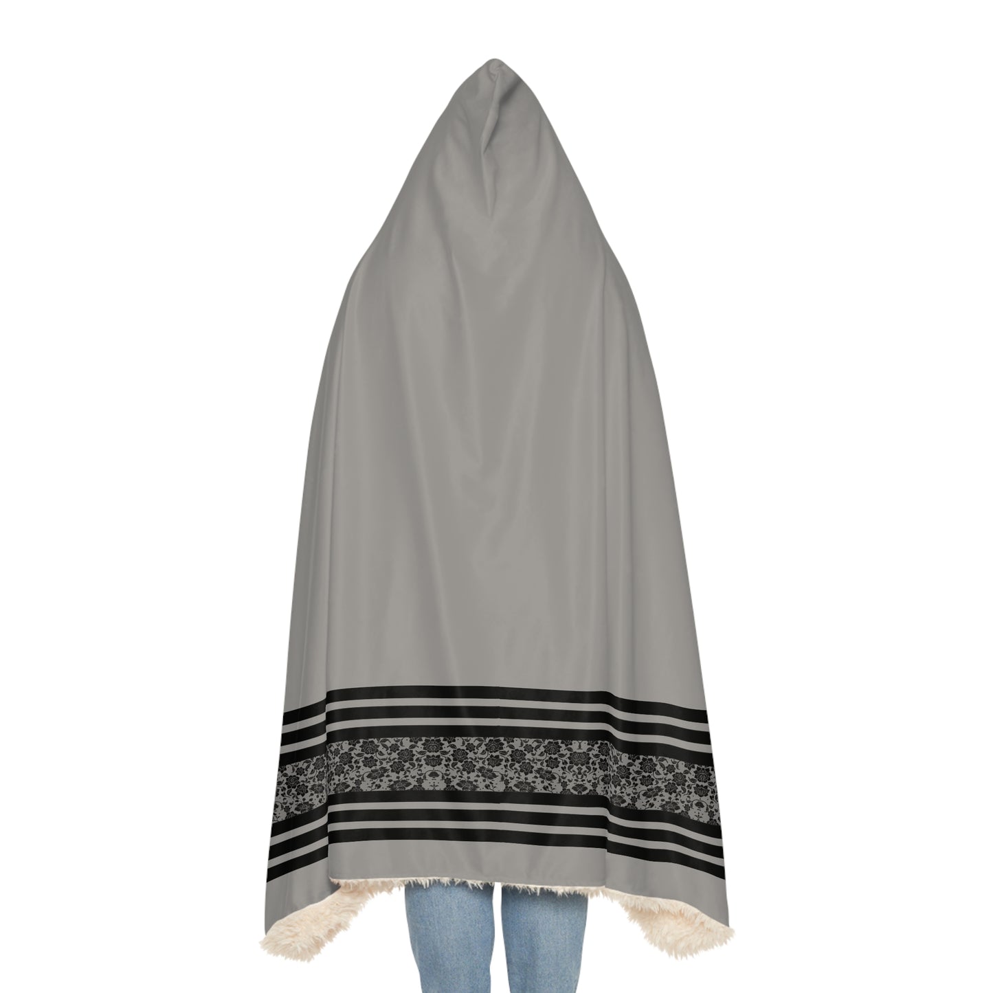 Sherpa or Microfiber Hooded Blanket Skirt