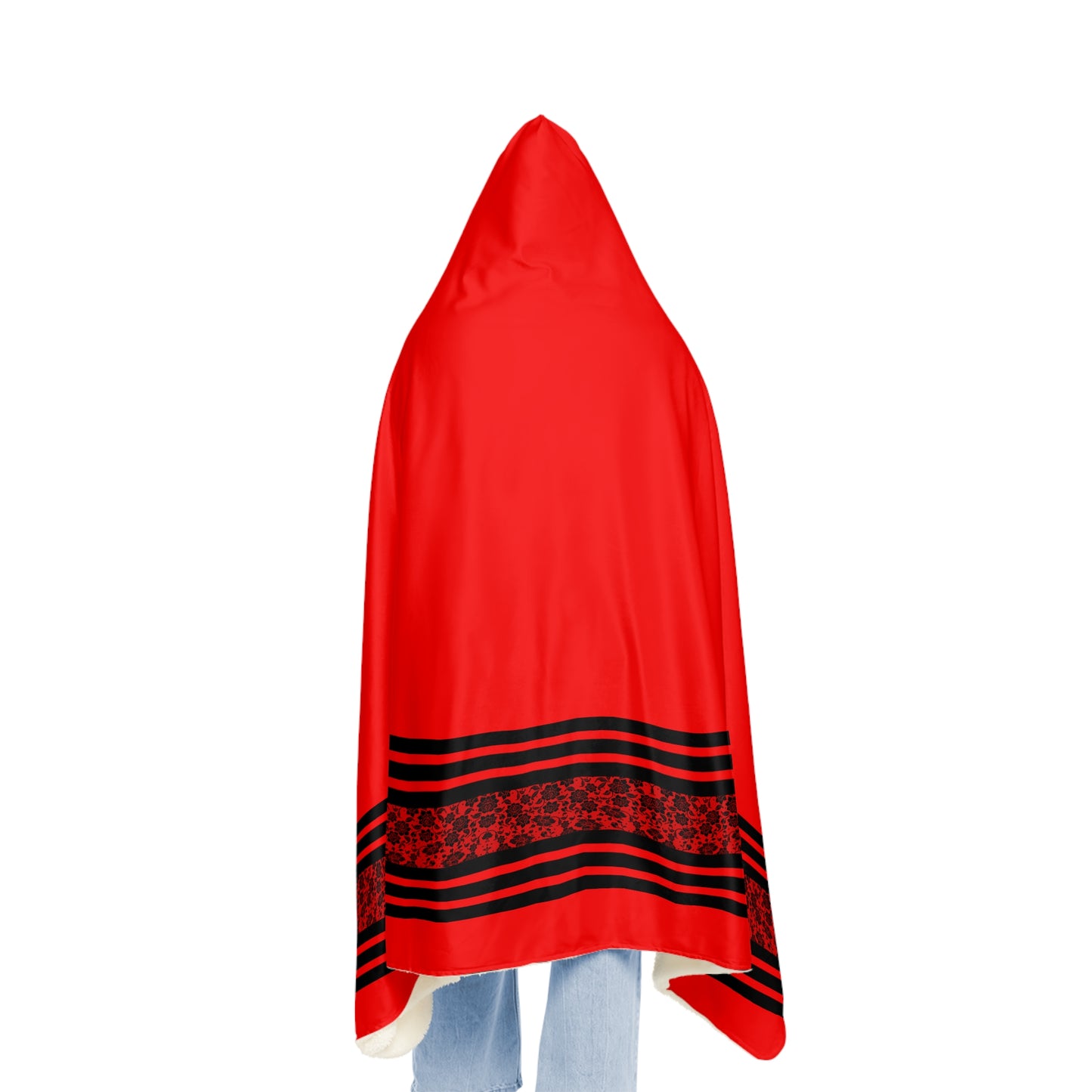 Sherpa or Microfiber Hooded Blanket Skirt
