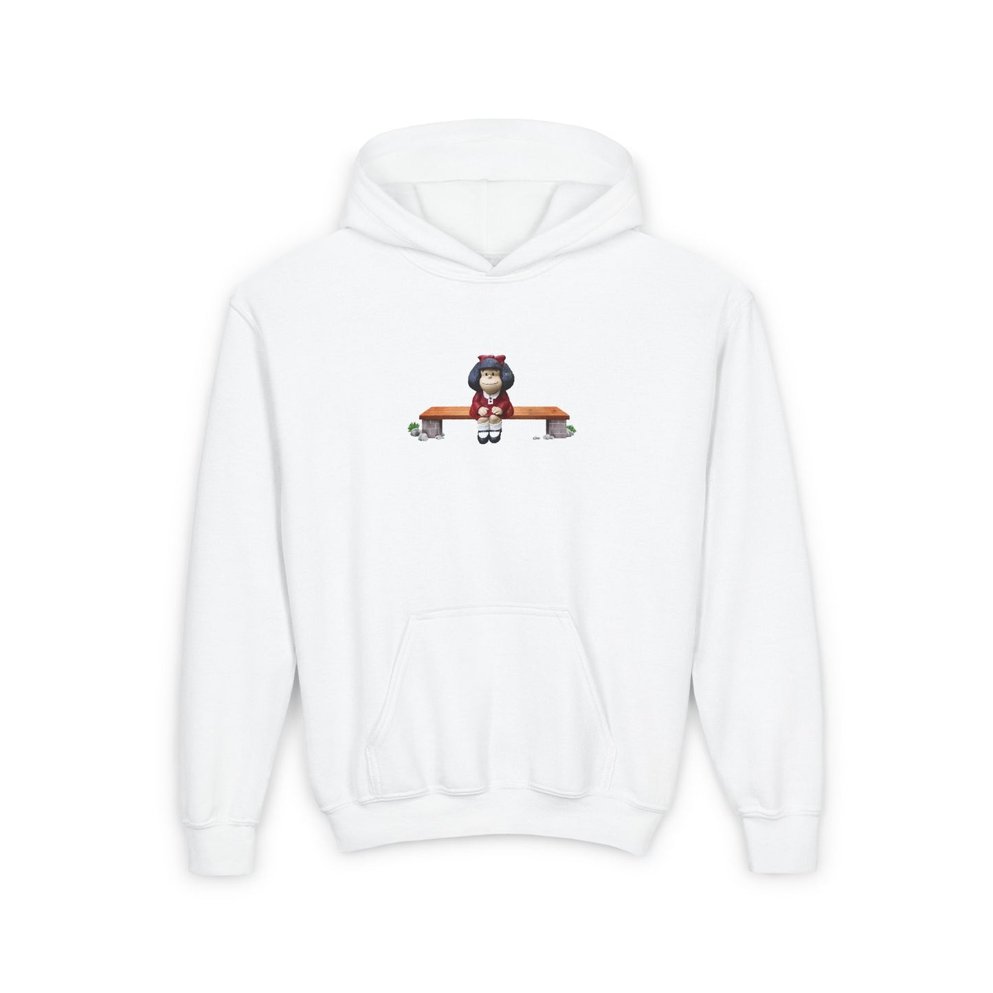 Sudadera Unisex Capucha Infantil Mafalda